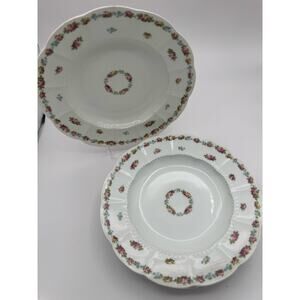 Vintage Charles Ahrenfeldt Lunch Plates 8.5in Set of 2